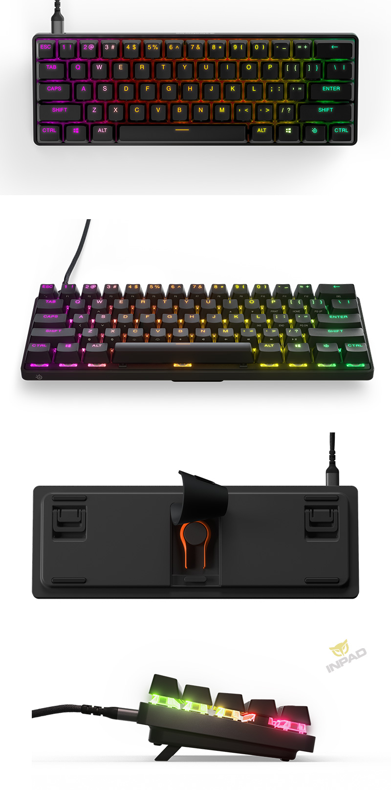 SteelSeries Apex Pro Mini 有線60%機械式鍵盤RGB 英文_有線_☆機械式