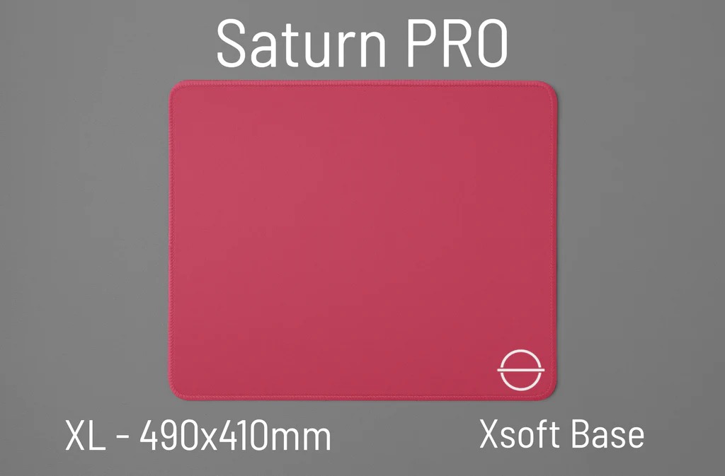 Lethal Gaming Gear Saturn PRO 滑鼠墊XL XLSQ 黑色紅色控制LGG