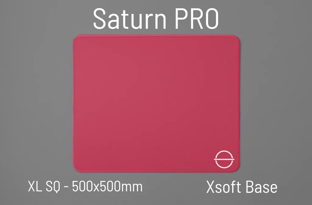 Lethal Gaming Gear Saturn PRO 滑鼠墊XL XLSQ 黑色紅色控制LGG_布質鼠