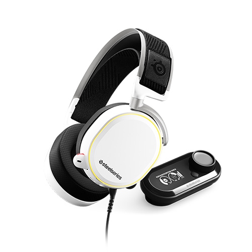 SteelSeries Arctis Pro GameDac 耳機麥克風黑色白色_耳罩式耳機麥克風