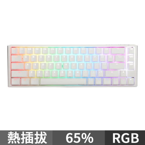 Ducky One 3 白色65% RGB 機械式鍵盤中文英文_有線_☆機械式鍵盤_鍵盤