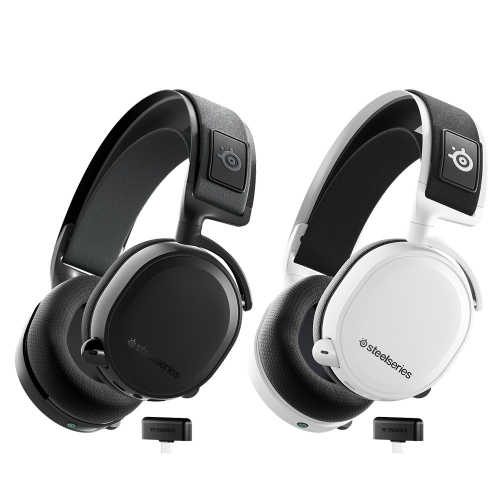 SteelSeries Arctis 7+ 無線耳機麥克風黑色白色_耳罩式耳機麥克風_☆電
