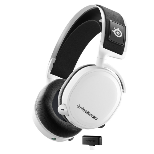 SteelSeries Arctis 7+ 無線耳機麥克風黑色白色_有線|耳罩式_☆耳機