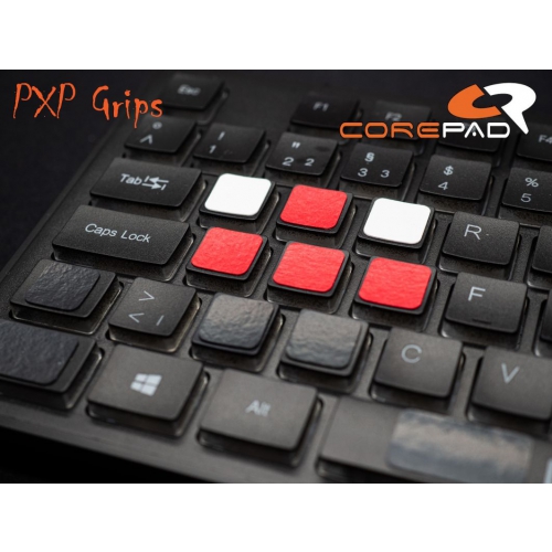 Corepad PXP Grips Sample Keyboard Red White Black 01