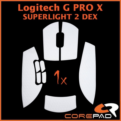 Corepad Soft Grips Logitech G PRO X SUPERLIGHT 2 DEX GPX2 white